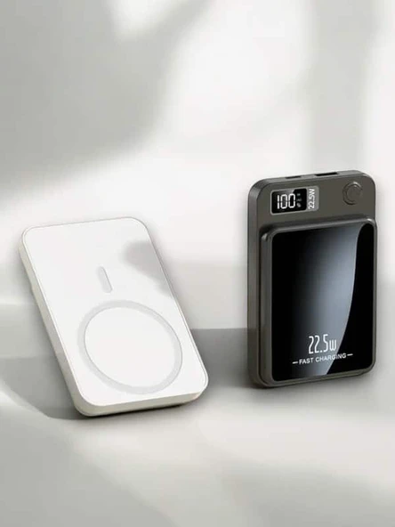 10.000 mAh Wireless Şarjlı Powerbank - Resim 2