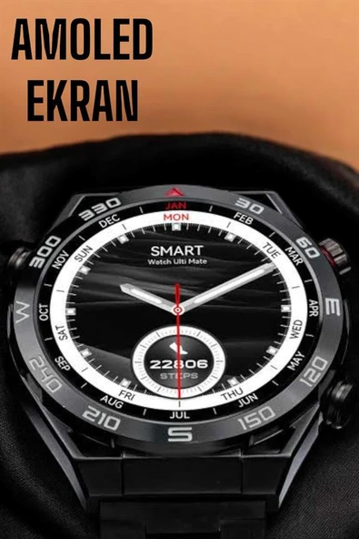 Akıllı Saat Yeni Nesil 2024 Model Metal Kordonlu Bluetooth Bağlantılı MİR46381499 ürün görseli 1