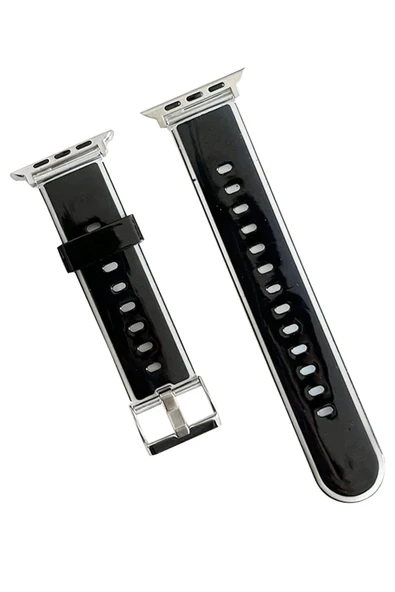 Watch 38mm Jelly Silikon Kordon - Siyah-(5796) ürün görseli 1