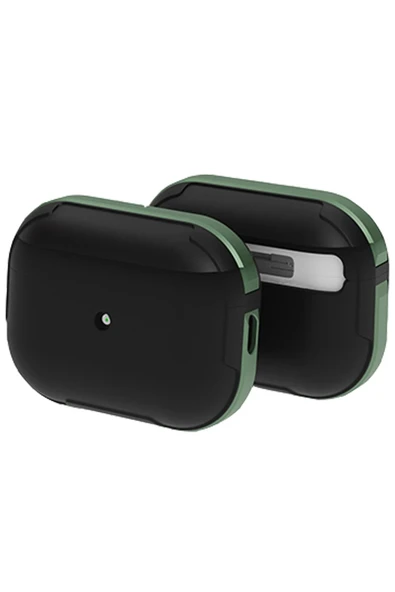 Airpods 3 (3.nesil) MO-A8 Armor Kılıf - Koyu Yeşil-(5796) ürün görseli 1