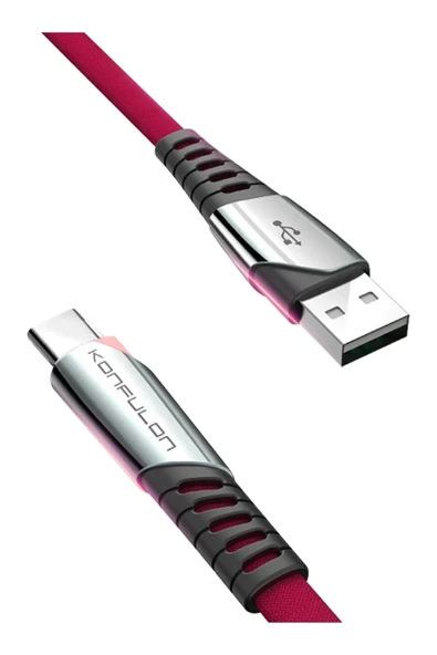 DC18 Type-C Kablo 1M 5A - Kırmızı-(5796) ürün görseli 1