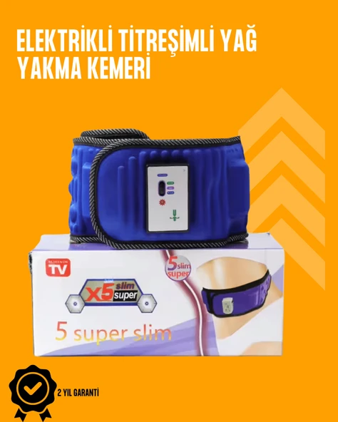 Titreşimli Masaj ve Zayıflama Kemeri – 5 Motor, 20 Mıknatıs, Ayarlanabilir Hız MİR78110990 ürün görseli 1