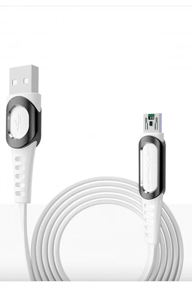DC24 Micro USB Kablo 1.2M 4A - Beyaz-(5796) ürün görseli 1