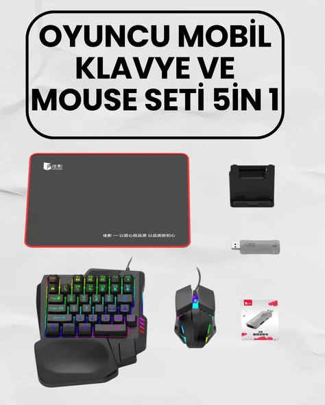 Bluetooth 5.3 Mobil Oyun Aksesuar Seti – PUBG Uyumlu MİR80304923 ürün görseli 1