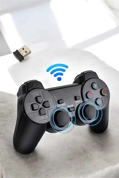 Game Stick 2000 Oyunlu 2.4G Kablosuz Çift Kol Yüksek Hassasiyetli Wireless MİR28502201 ürün görseli 1