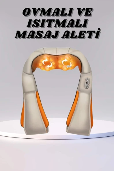 Ovmalı, Boyun Sırt İnsan Eli Hissi Veren Şarjlı Masaj Aleti Masaj Cihazı MİR25590663 ürün görseli 1