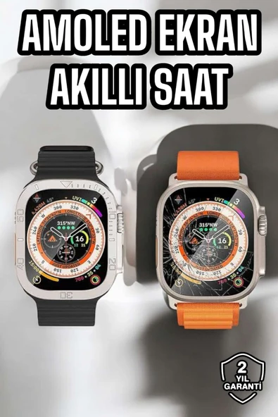 Akıllı Saat NFC ve GPS Uyumlu Uyku ve Sağlık Takibi Sesli Görüşme MİR31314976 ürün görseli 1