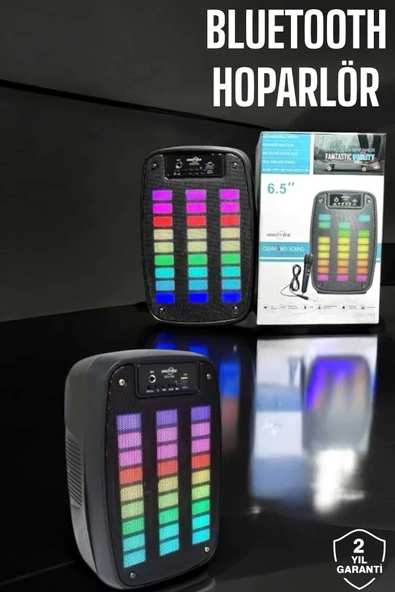 Bluetooth  Hoparlör Mikrofonlu Speaker Taşınabilir Şarjlı MİR88032954 ürün görseli 1