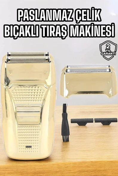 Tıraş Makinesi Paslanmaz Çelik Şarjlı Taşınabilir MİR02042092 ürün görseli 1