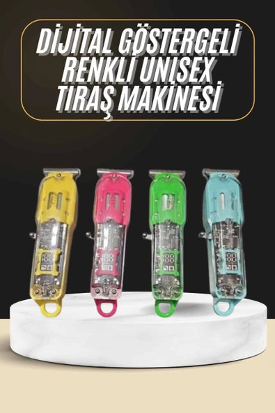 Tıraş Makinesi Renkli Dijital Göstergeli Epilasyon Öncesi Kısaltma Makinesi MİR37880808 ürün görseli 1