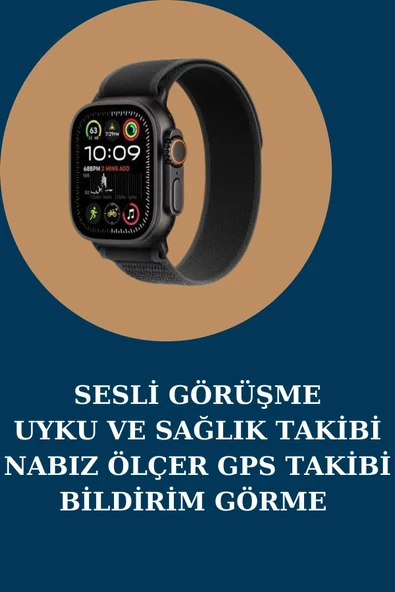 Akıllı Saat Nabız Ölçer Uyku Takibi Adımsayar Alarm ve Hatırlatıcı Çağrı Cevaplama MİR27391773 ürün görseli 1