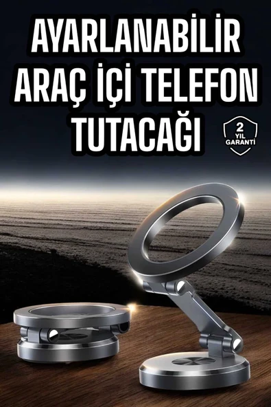 Araç İçi Telefon Tutacağı Manyetik Tasarım Ayarlanabilir MİR37200221 ürün görseli 1