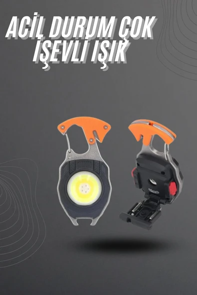 El Feneri LED Anahtarlık Çok Fonksiyonlu Mini Çakmak Özellikli MİR71467095 ürün görseli 1