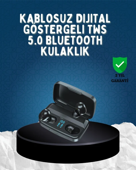 Bluetooth V5.0 Teknolojili Parmak Dokunmatik Kontrol Kulaklık Seti MİR20383858 ürün görseli 1