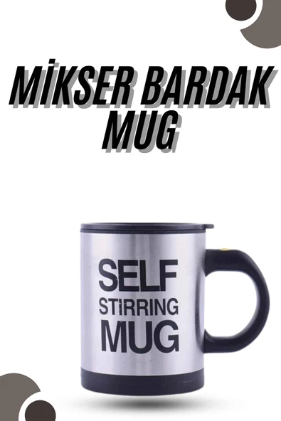 Karıştırıcı Özellikli Mikser Kupa Bardak Kompakt Taşınabilir Mug MİR95417959 ürün görseli 1
