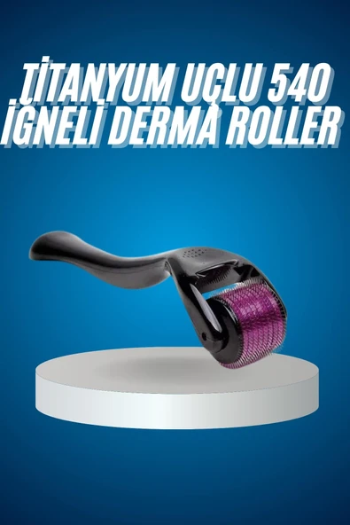 Titanyum Uçlu Derma Roller 540 İğneli 1 mm Gözenek Azaltıcı Akne İzlerine Uygun MİR67151743 ürün görseli 1