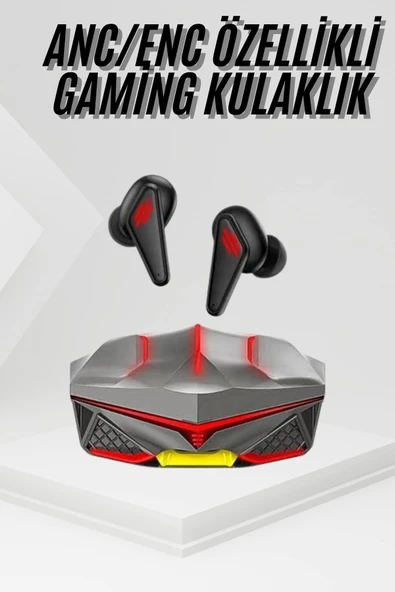 Profesyonel TWS Işıklı Kablosuz Bluetooth Kulaklık Oyuncu Kulaklığı MİR12234521 ürün görseli 1