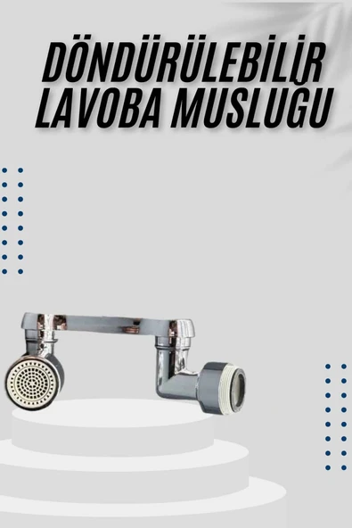 Dönebilen Musluk Başlığı Akrobat Mutfak Banyo Musluk Ucu Başlığı Oynar Başlıklı MİR88937837 ürün görseli 1