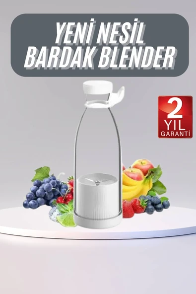u Geçirmez Kablosuz Şarjlı Dayanıklı Taşınabilir Mini Blender MİR41428076 ürün görseli 1