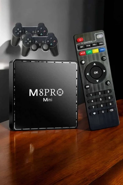 TV Box Çift Oyun Kollu 10000 Oyunlu Atari MİR29091603 - Resim 5