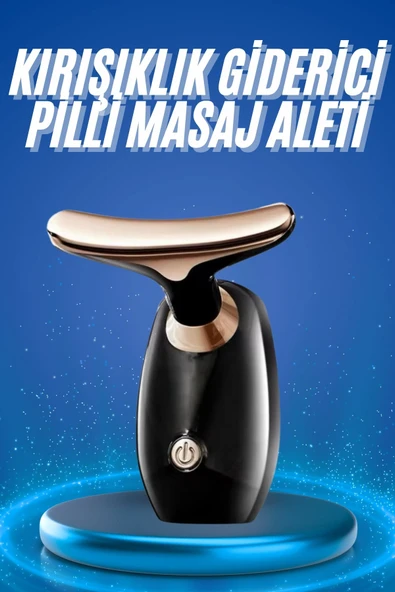 Kırışıklık Giderici Yüz Masaj Aleti Pilli Cilt Bakım Cilt Sıkılaştırma Derinlemesine Temizler MİR35212303 ürün görseli 1