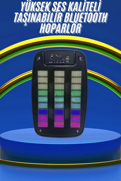 Kablosuz Hoparlör İOS ve Android Uyumlu Şarjlı SD Kart Girişli Bluetooth Hoparlör MİR33586558 ürün görseli 1