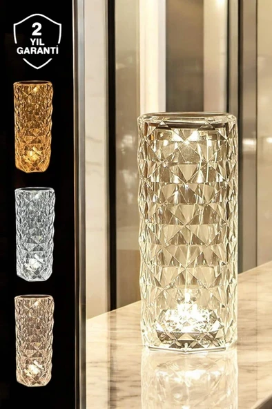 Dokunmatik Kristal Gece Lambası Hediyelik MİR49607750 ürün görseli 1