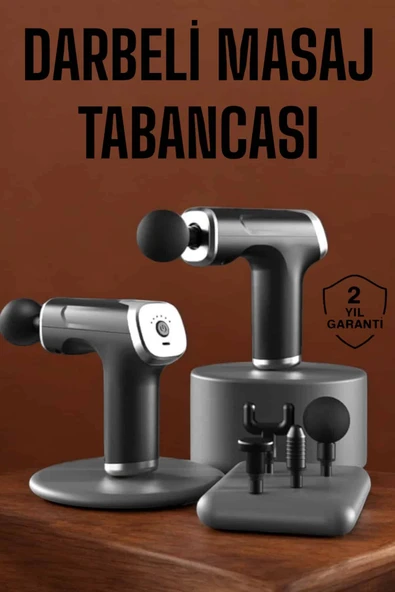 4 Başlıklı Darbeli Şarjlı Masaj Aleti Tabancası Kablosuz MİR34573960 ürün görseli 1