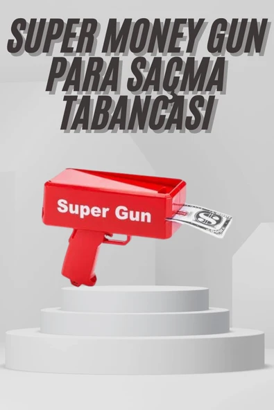 Para Dolar Saçma Para Atma Tabancası Otomatik Kırmızı Oyuncak MİR44275661 ürün görseli 1