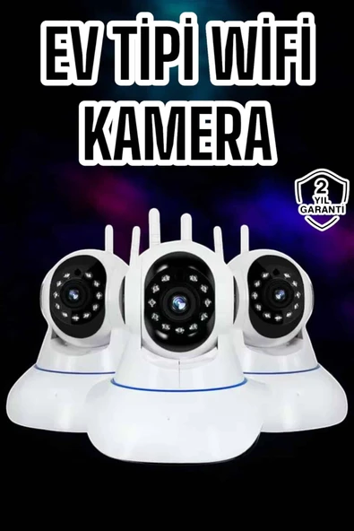Wifi Kamerası Çift Yönlü Bebek Güvenlik Kamerası Gece Görüşlü MİR44895666 ürün görseli 1