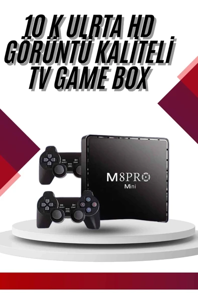 10K Ultra Hd Video Oyun Konsolu Android Tv Box 2.4g Game Stick MİR34461210 ürün görseli 1
