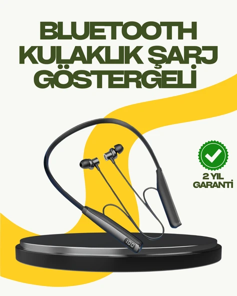 Y12 Uyumlu Spor Bluetooth Kulaklık – Uzun Pil Ömrü, Manyetik Kulaklık Başlığı MİR14485619 ürün görseli 1
