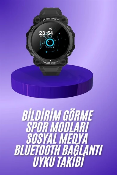 Yeni Nesil Akıllı Saat Bluetooth Bağlantılı Android ve İOS Uyumlu MİR43974076 ürün görseli 1