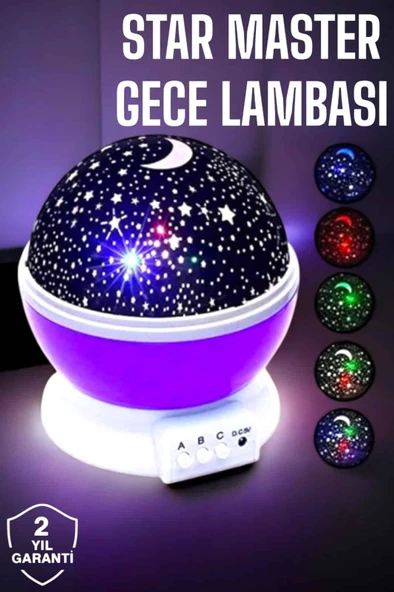 Çocuklara Özel Yıldızlı Gece Lambası MİR92601990 ürün görseli 1