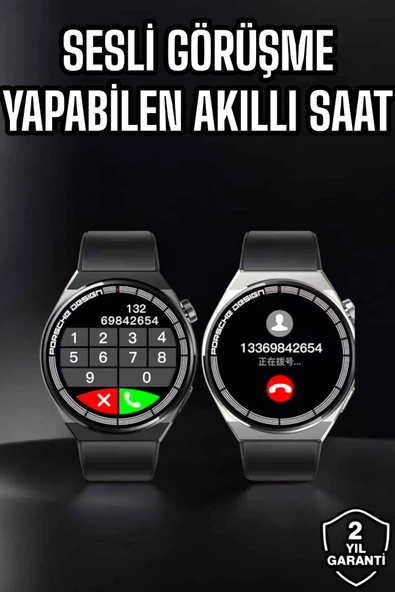 Akıllı Saat Nabız Sensörlü Bildirim Görebilen Spor Modları GPS Takibi MİR88058990 ürün görseli 1