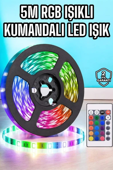 5M RGB Işıklı Her Ortama Uygun Led Işık MİR37394474 ürün görseli 1