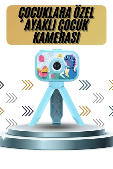Ayaklı Çocuk Kamerası Tripodlu Mini 1080p Hd Çocuk Kamera MİR39537406 ürün görseli 1