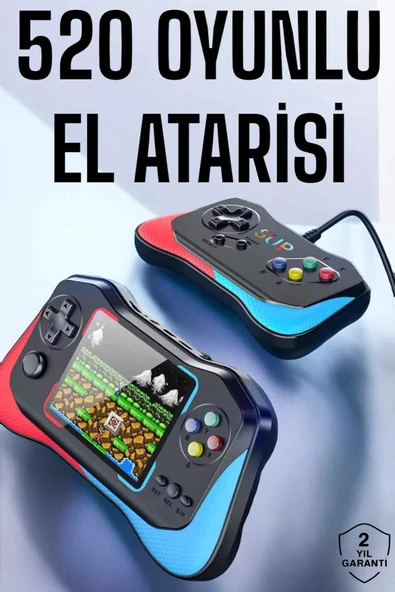 Gamepad Joystick Nostalji 500 Oyunlu 2 Li Atari Gamebox Oyun Konsolu Sup Atari MİR84937021 ürün görseli 1