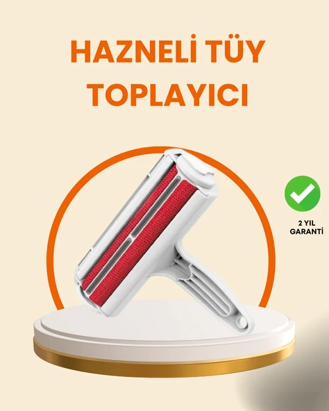 Elektriksiz Hazneli Tüy Temizleyici – Kedi Köpek Tüy Toplama Rulosu MİR70440919 ürün görseli 1