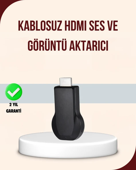 HDMI Kablosuz Ekran Alıcısı – iOS, Android, Mac, PC Uyumluluğu ürün görseli 1