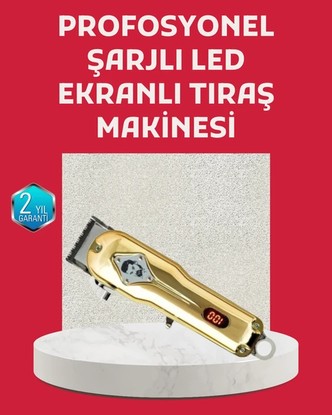 1800 mAh Bataryalı Uzun Kullanım Süreli Şarjlı Tıraş Makinesi MİR30926901 ürün görseli 1