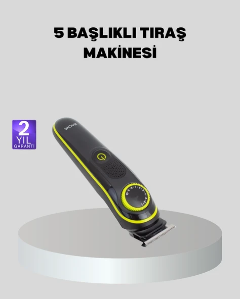 Erkek Bakım Seti – Kablosuz Şarjlı Tıraş Makinesi, Su Geçirmez ve Sessiz Motorlu MİR63050341 ürün görseli 1