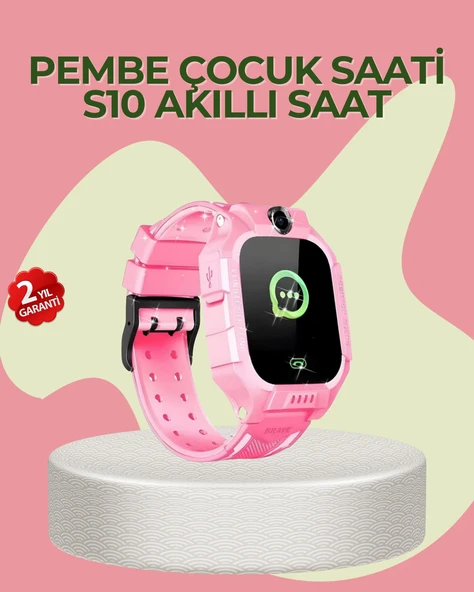 S10 Çocuk Takip Saati Güvenli Alan Uyarısı ve Sesli Mesaj MİR76252305 ürün görseli 1