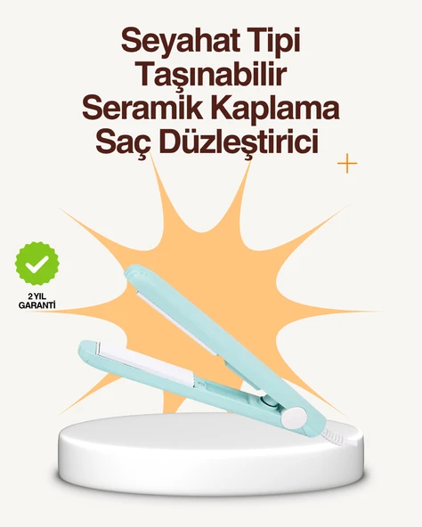 Seramik Kaplamalı, Saç Hasarını Azaltan Kısa Saçlara Uygun Bukle Maşası MİR07723177 ürün görseli 1