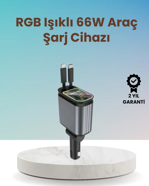 BMW, Mercedes, Audi, Volkswagen Araçlar için 4’ü 1 Arada Hızlı Şarj Cihazı MİR51529867 ürün görseli 1