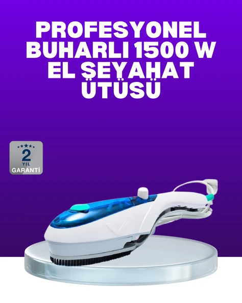 Kompakt Seyahat Tipi Buharlı Ütü Pratik Kırışıklık Açıcı MİR42139663 ürün görseli 1