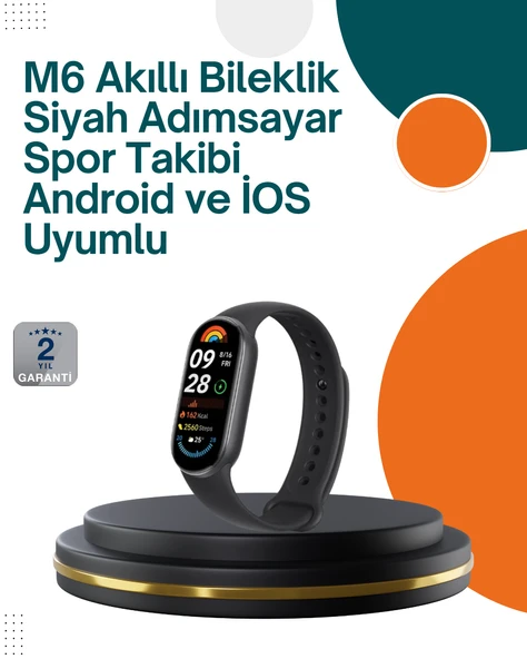 iOS ve Android Uyumlu Akıllı Bileklik – Çok Fonksiyonlu Kullanım MİR41833390 ürün görseli 1