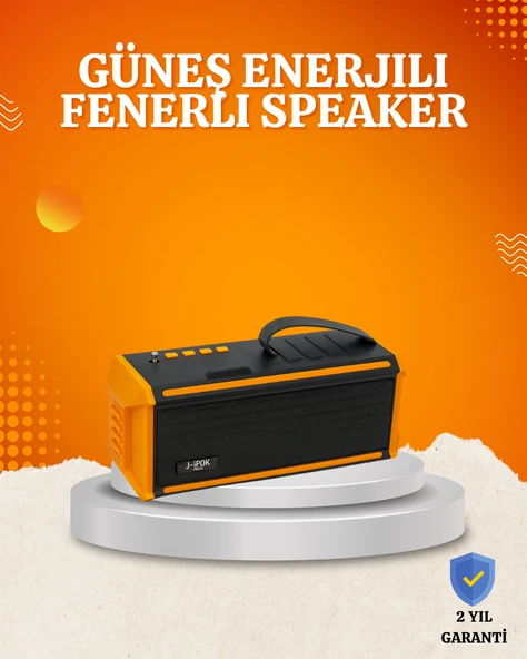 Taşınabilir J-IPOX P520 1200 mAh Bluetooth Hoparlör Mikrofonlu MİR51040709 ürün görseli 1