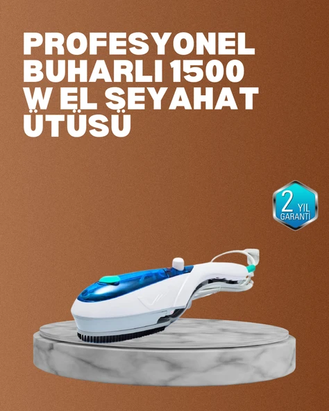 Seyahat Tipi Buharlı Ütü Portatif Kırışıklık Açıcı MİR59679154 ürün görseli 1
