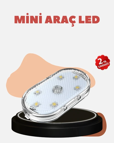 USB Şarjlı Kablosuz Manyetik Montajlı Mini LED Işık MİR28861989 ürün görseli 1